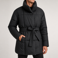Lambert | Mens Puffer Padded Warm Winter Down Jacket, Black