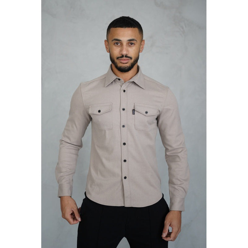 Lionel | Mens Long Sleeve Button Up Shirt Jacket
