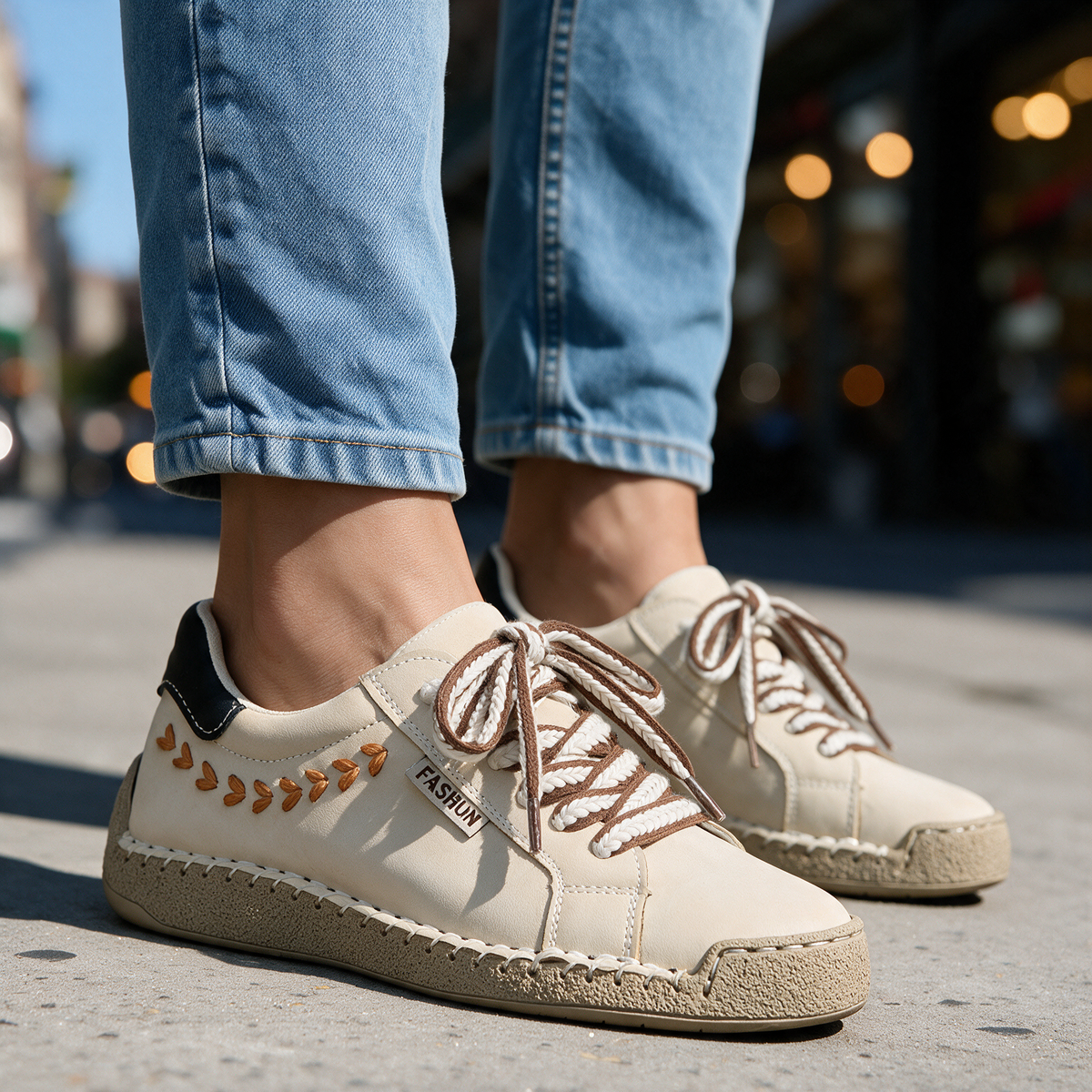 Scarlett Orthopedic Suede Sneakers