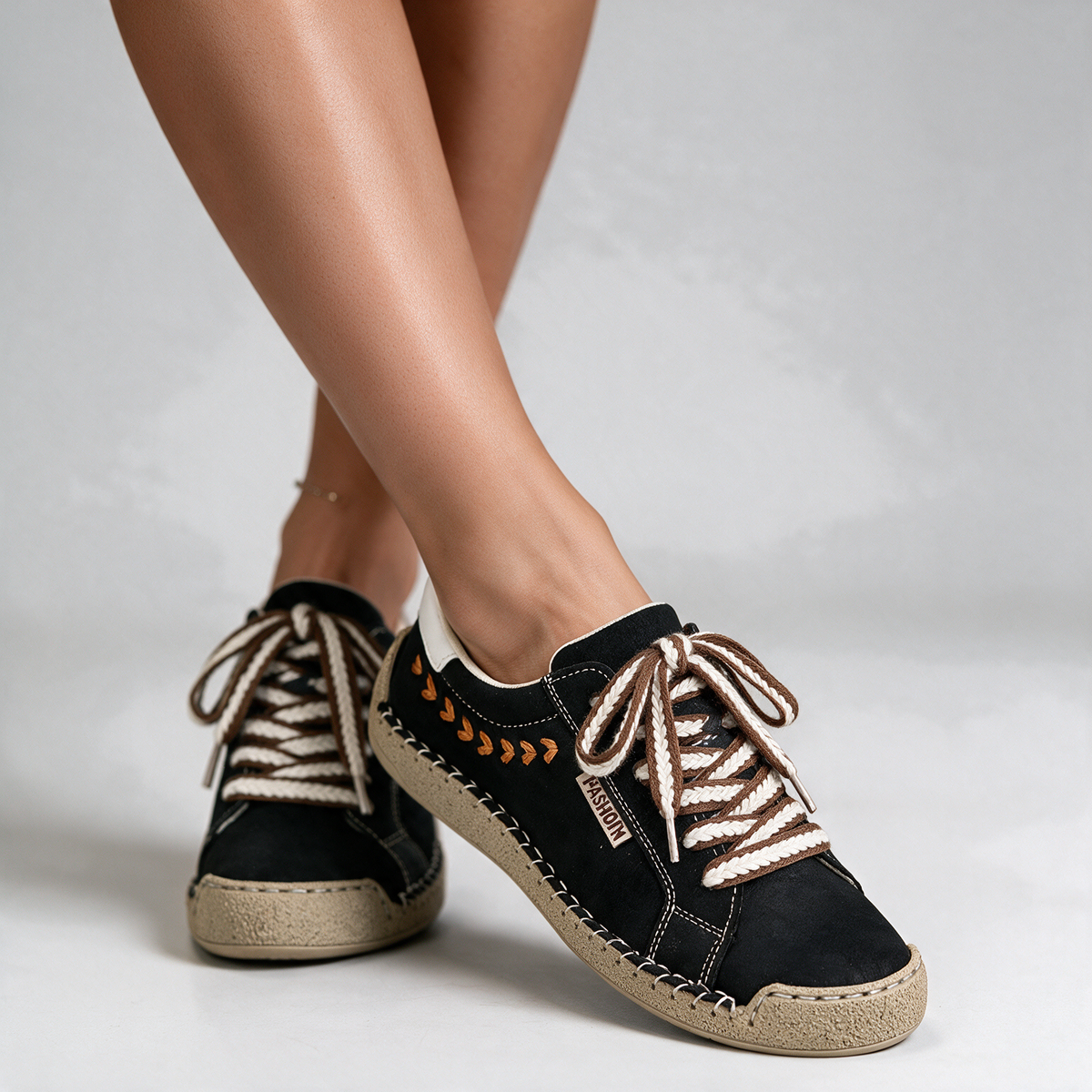 Scarlett Orthopedic Suede Sneakers
