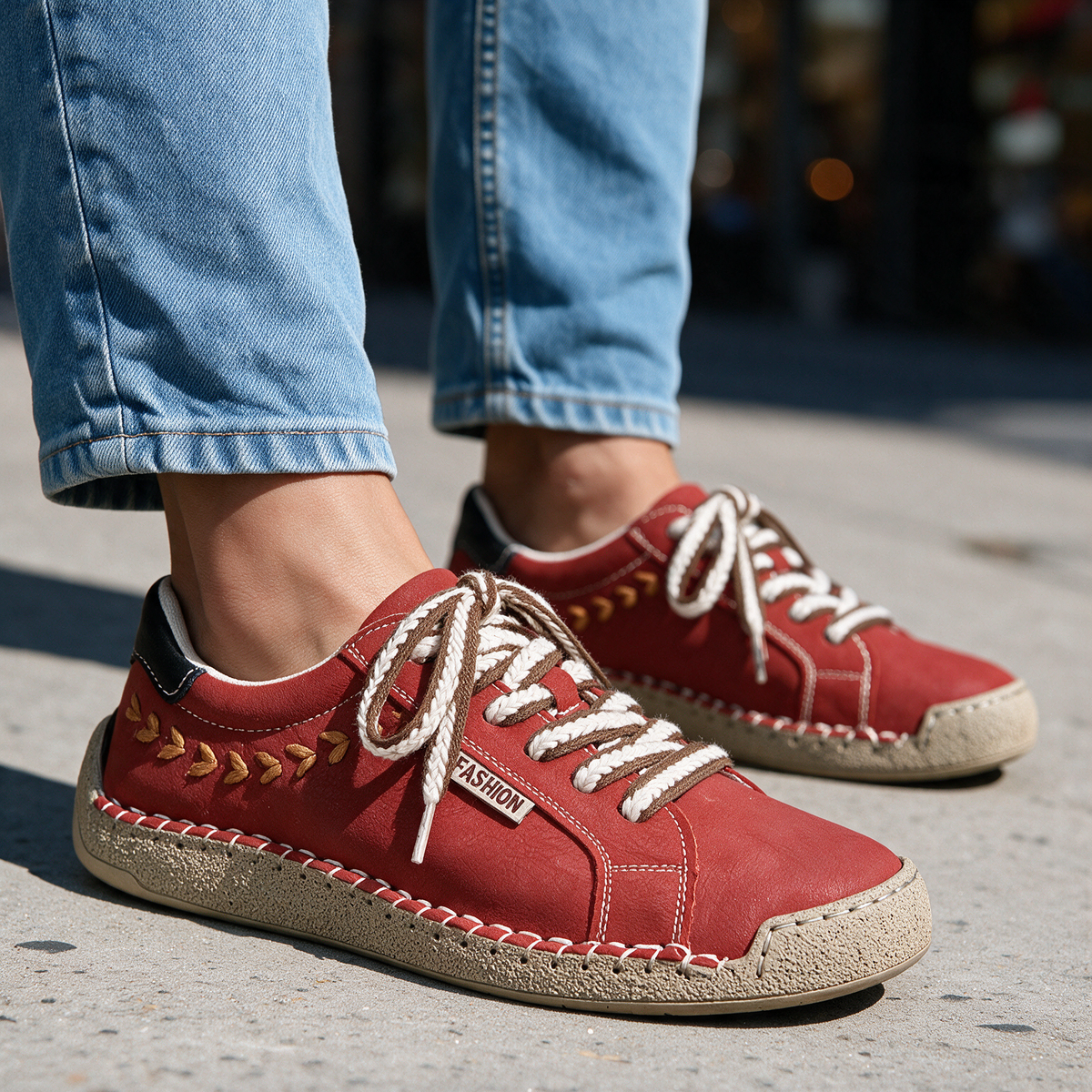 Scarlett Orthopedic Suede Sneakers