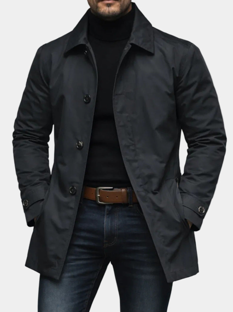 Magnus | Mens Waterproof Windbreaker Jacket, Black