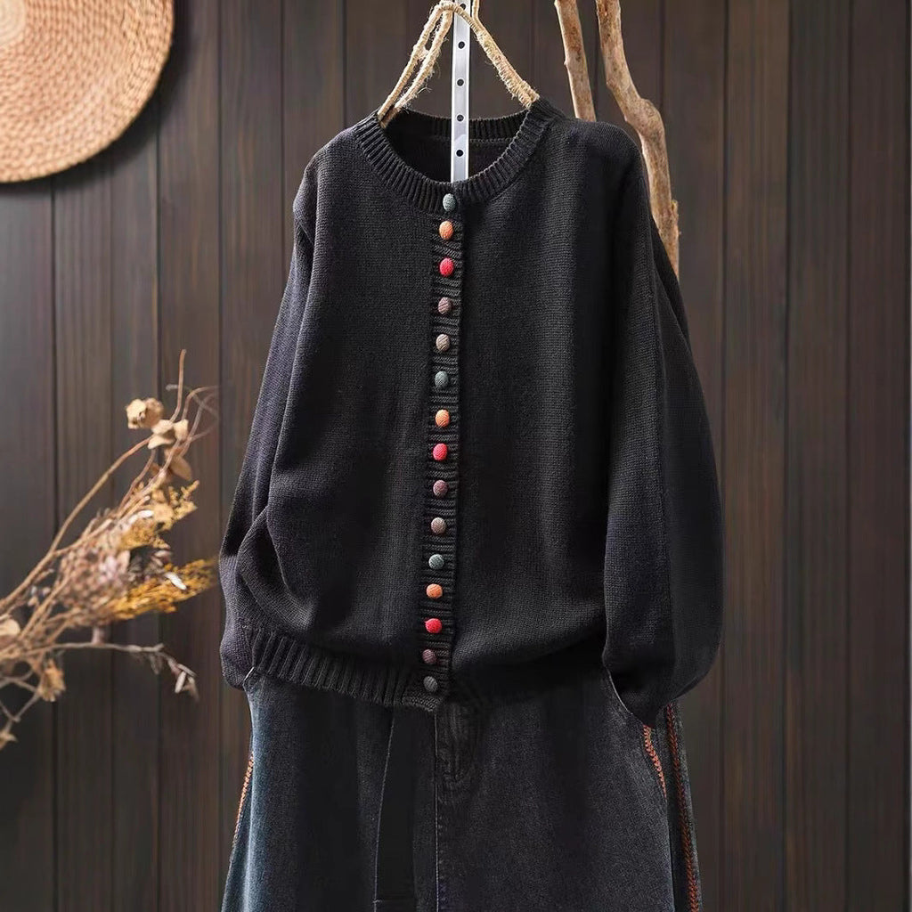 Maren | Womens Button Front Knit Cardigan - 5