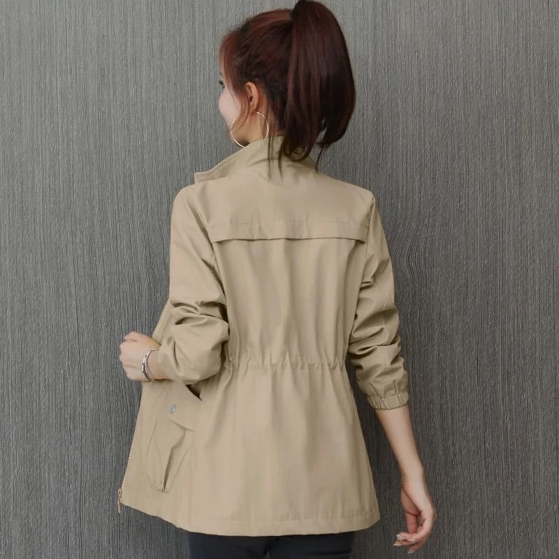 Marguerite | Womens Drawstring Waist Wool Blend Coat - 2