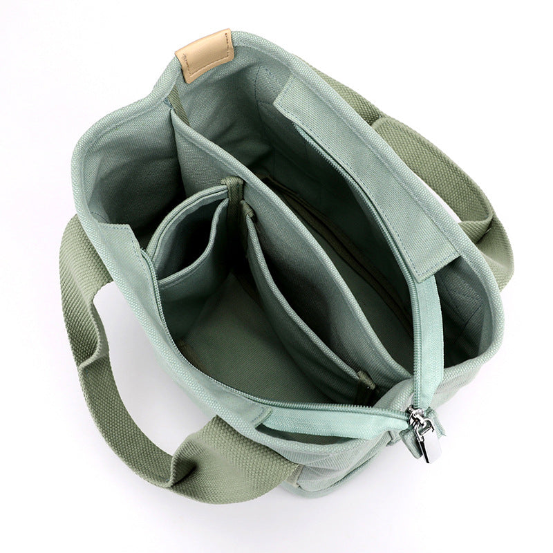 Marlowe | Womens Canvas Shoulder Crossbody Bucket Tote Phone Bag - 1