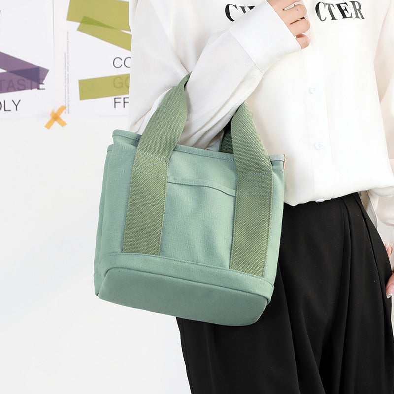 Marlowe | Womens Canvas Shoulder Crossbody Bucket Tote Phone Bag - 2