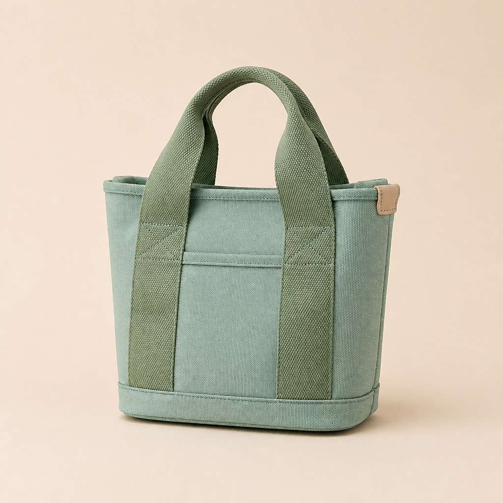 Marlowe | Womens Canvas Shoulder Crossbody Bucket Tote Phone Bag, Green