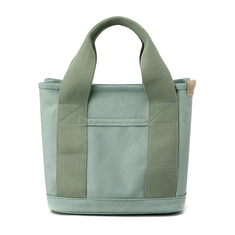 Marlowe | Womens Canvas Shoulder Crossbody Bucket Tote Phone Bag - Green
