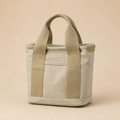 Marlowe | Womens Canvas Shoulder Crossbody Bucket Tote Phone Bag, Khaki