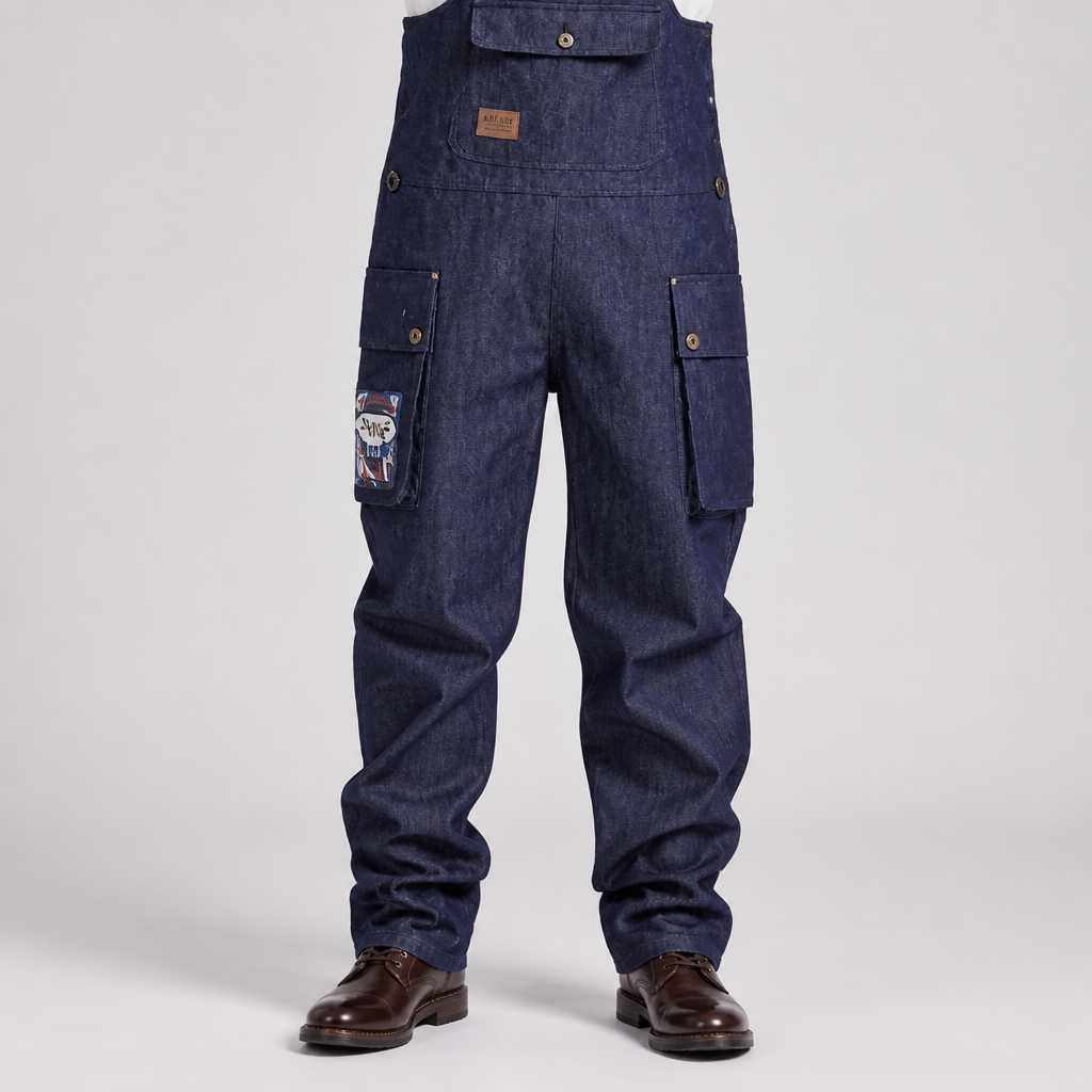 Milan | Mens Ski Trousers Salopettes Waterproof Windproof Snowboard, Blue