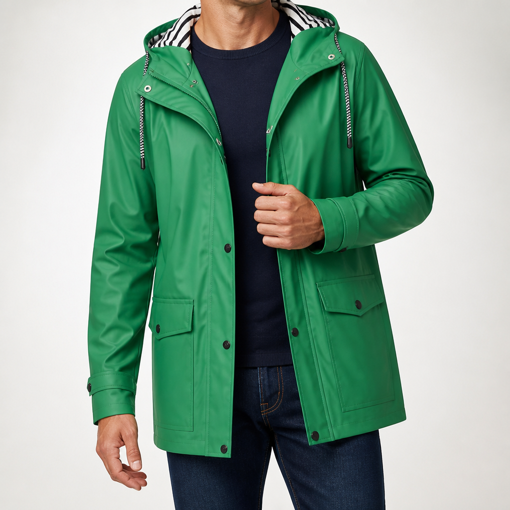 Octavian | Mens Waterproof Outdoor Mountaineering 3-In-1 Rain Jacket, Green