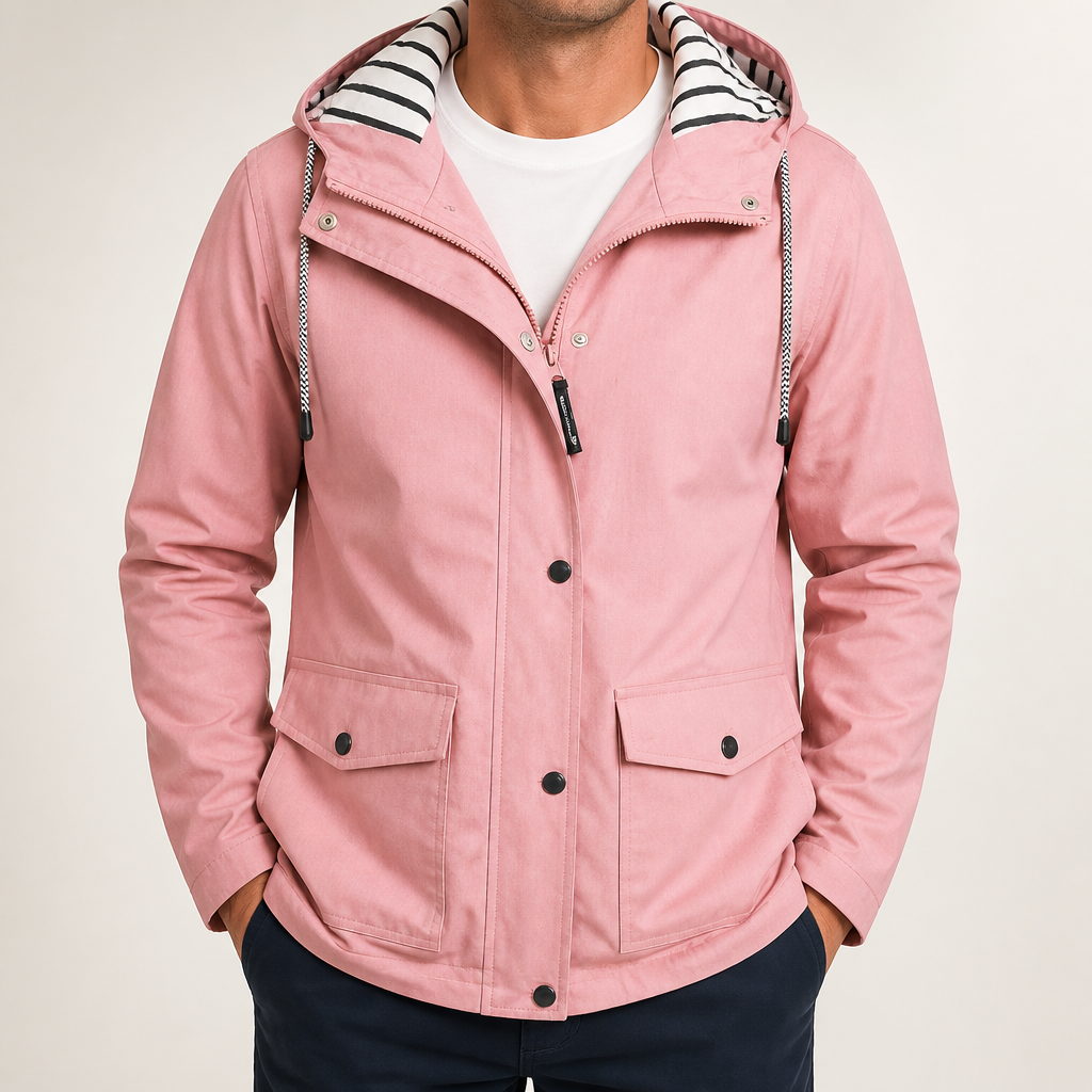 Octavian | Mens Waterproof Outdoor Mountaineering 3-In-1 Rain Jacket, Pink