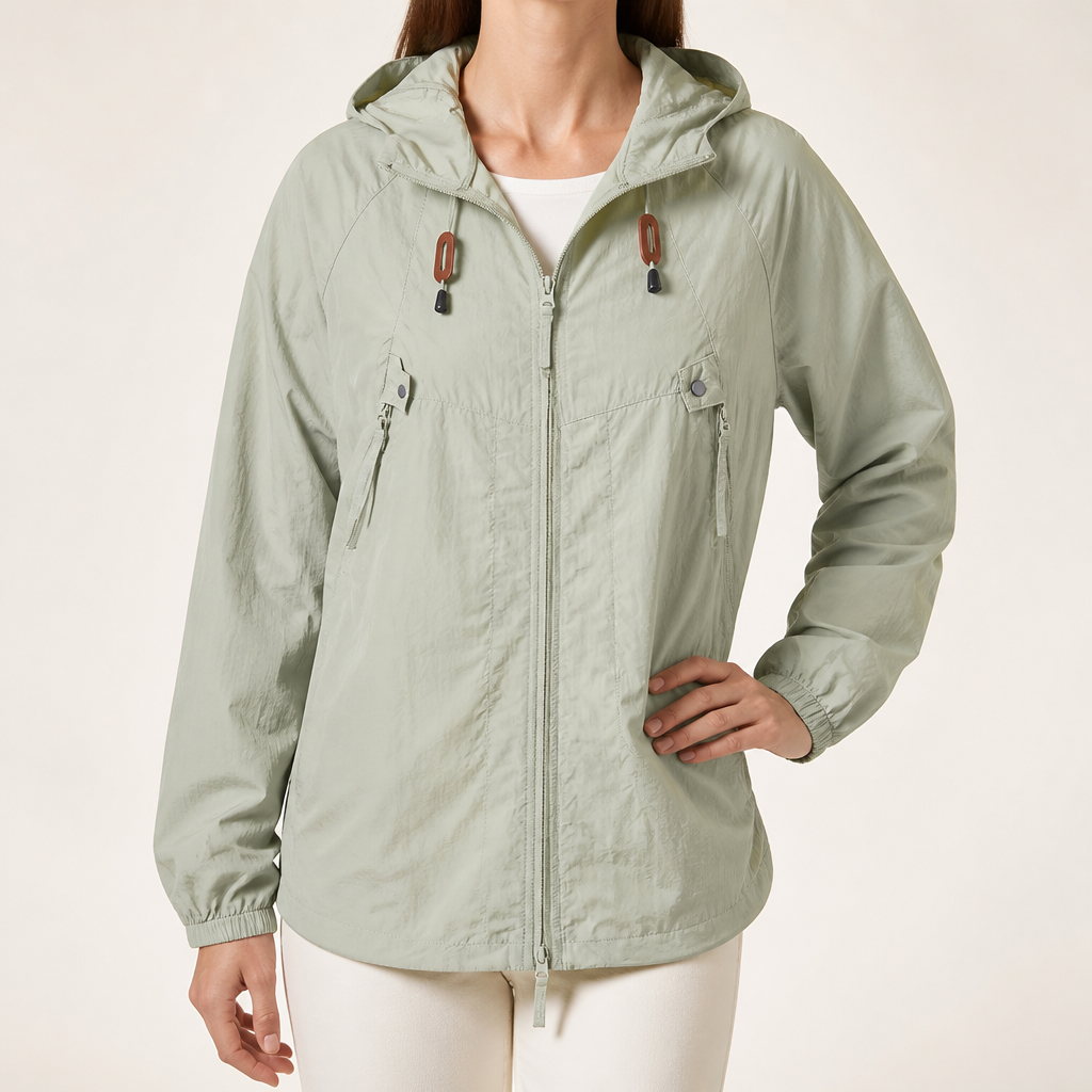 Orin | Womens Jacket Casual Zip Up Outdoor Jacket, Green