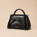 Osborn | Womens Crossbody Bag Bow Shoulder Handbag Large Capacity, Black
