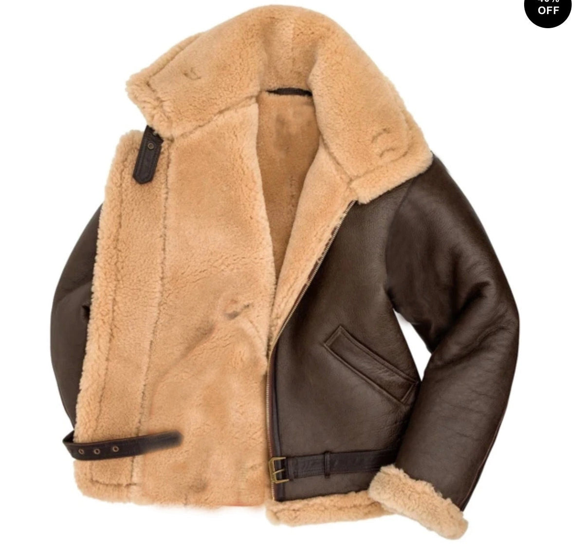 Otis | Mens Faux Suede Shearling Winter Sherpa Brown Soft Shell Jacket - 1