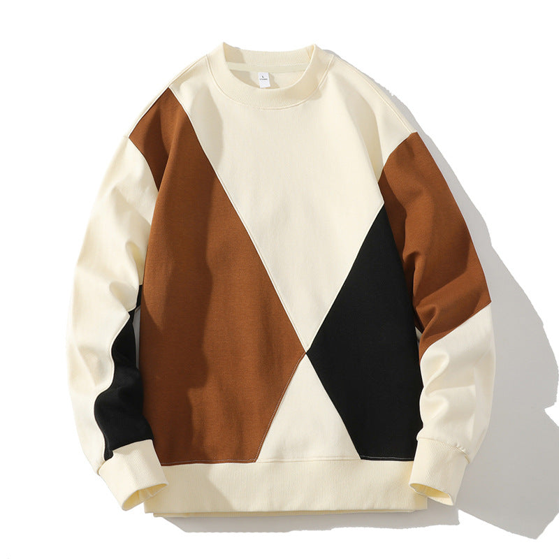 Percival | Mens Round Neck Sweatshirt Loose Casual Long Sleeve - 5