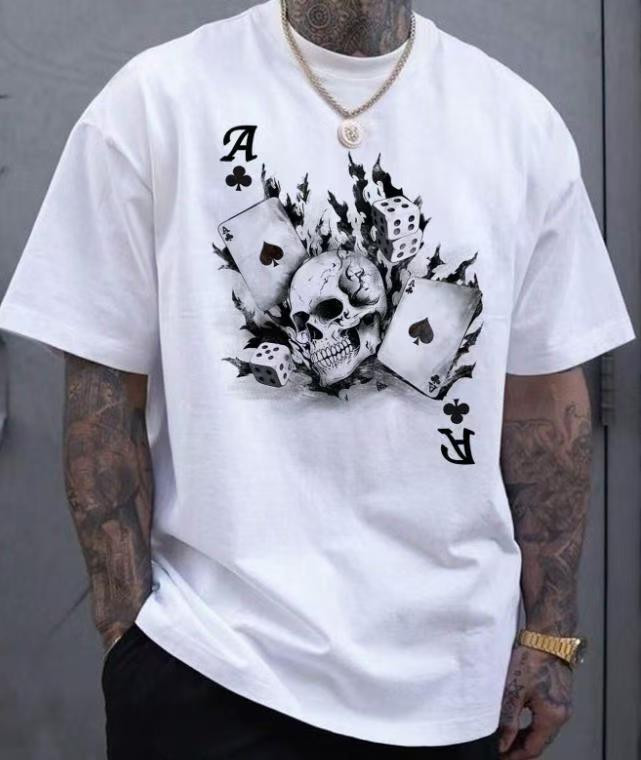 Quentin | Mens 3D Print Graphic Short Sleeve T Shirt - Design 9