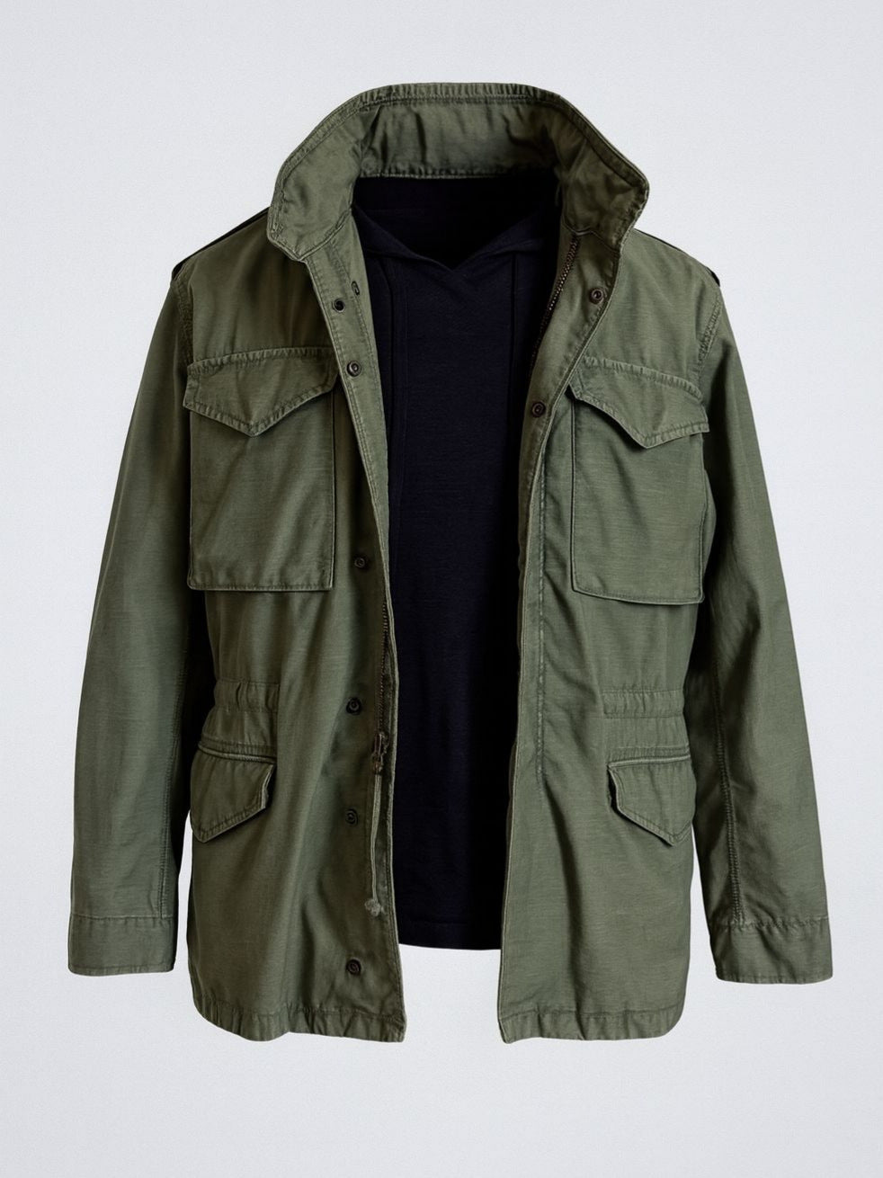Reid | Mens M65 Multi Pocket Field Jacket - 1