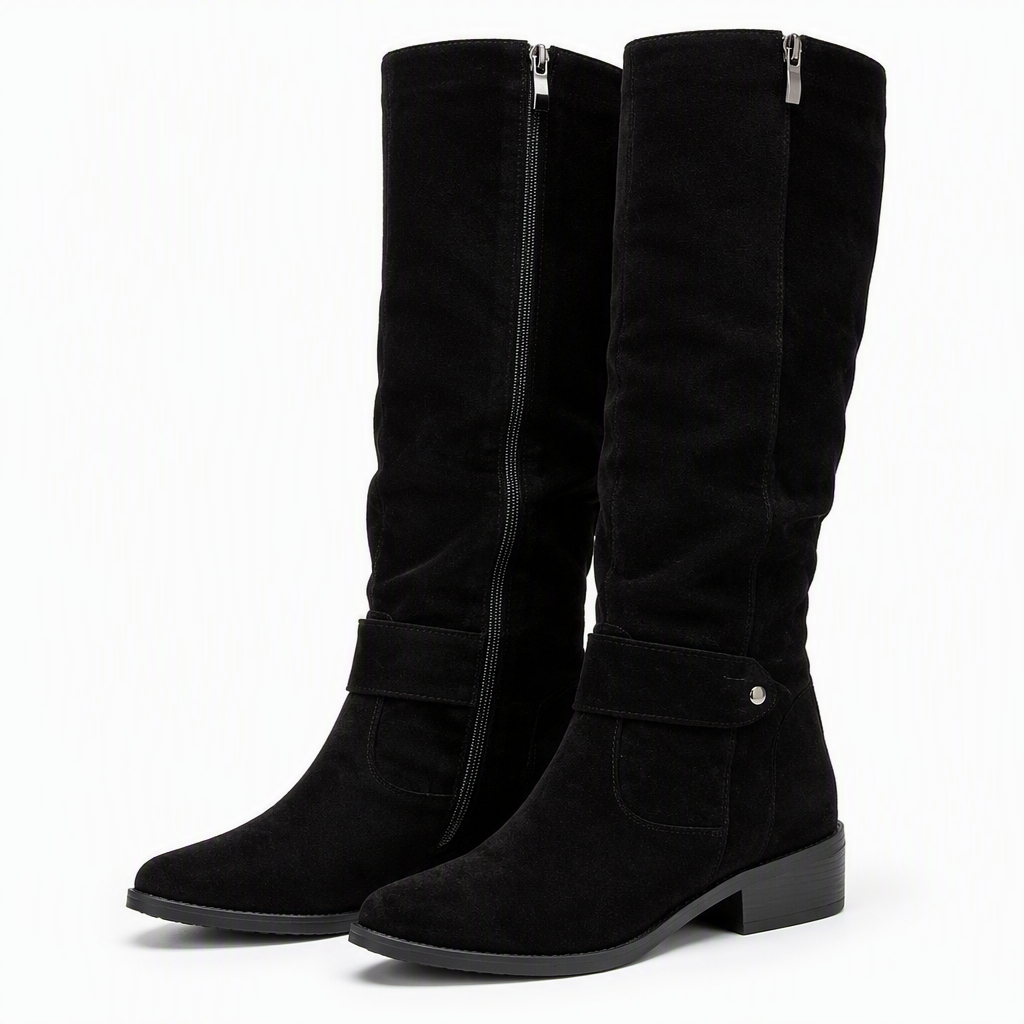 Thurston | Mens Lace Up Leather Retro Casual Ankle Boots Black packshot