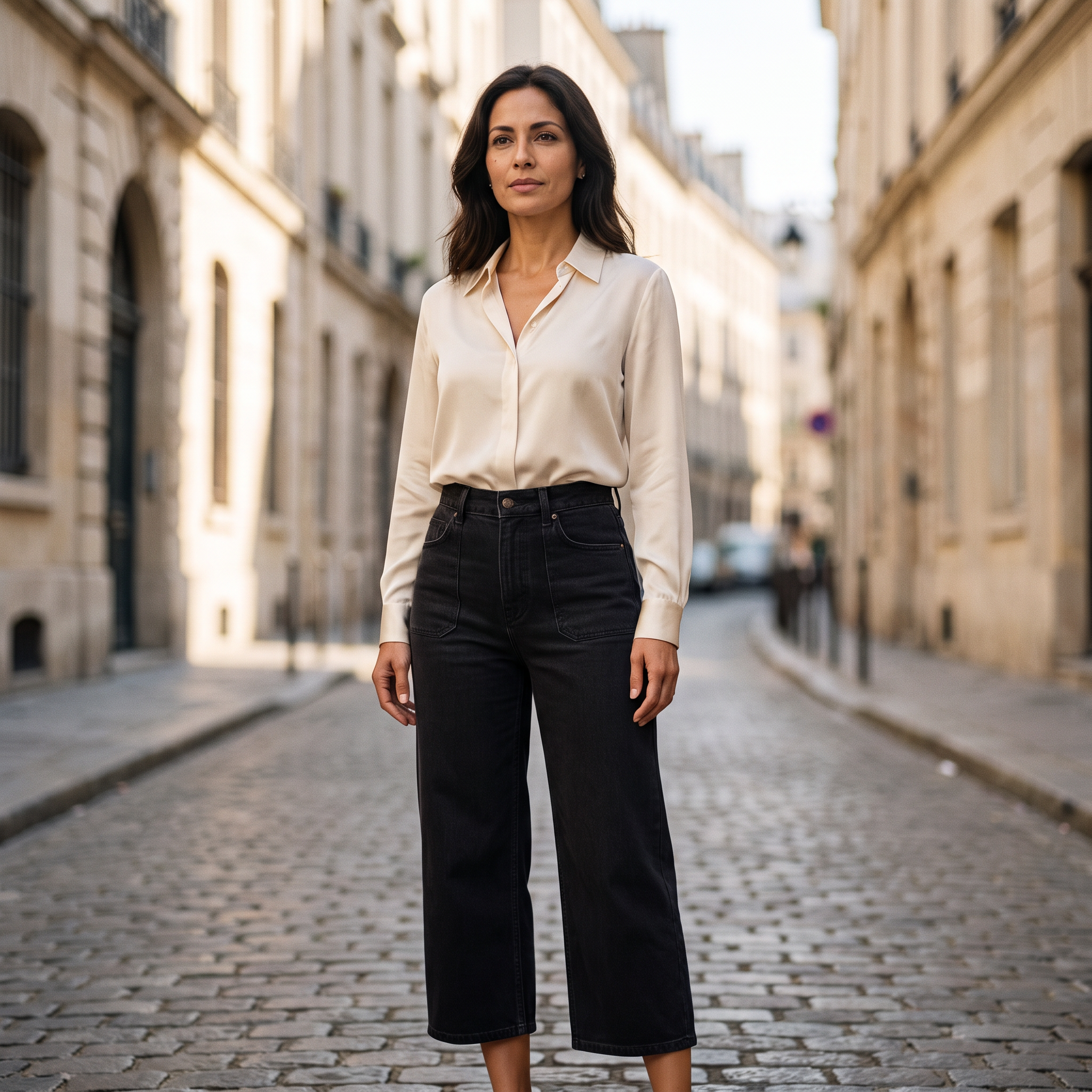 Whitmore | High Waisted Jeans Denim