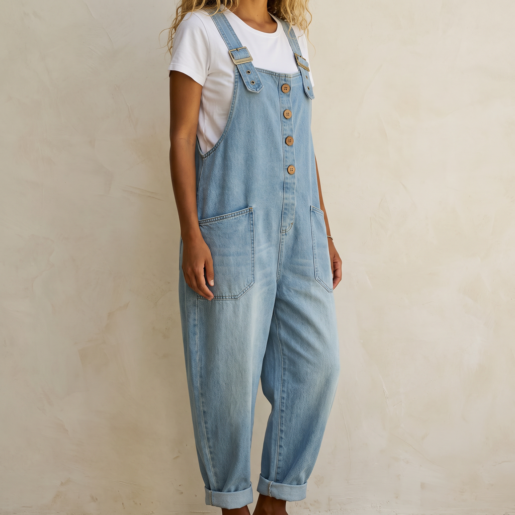 Philippa | Relaxed Overalls Dungarees Denim