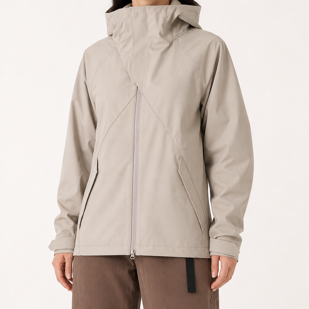 Harriet | Womens Waterproof Windproof Softshell Jacket, Khaki