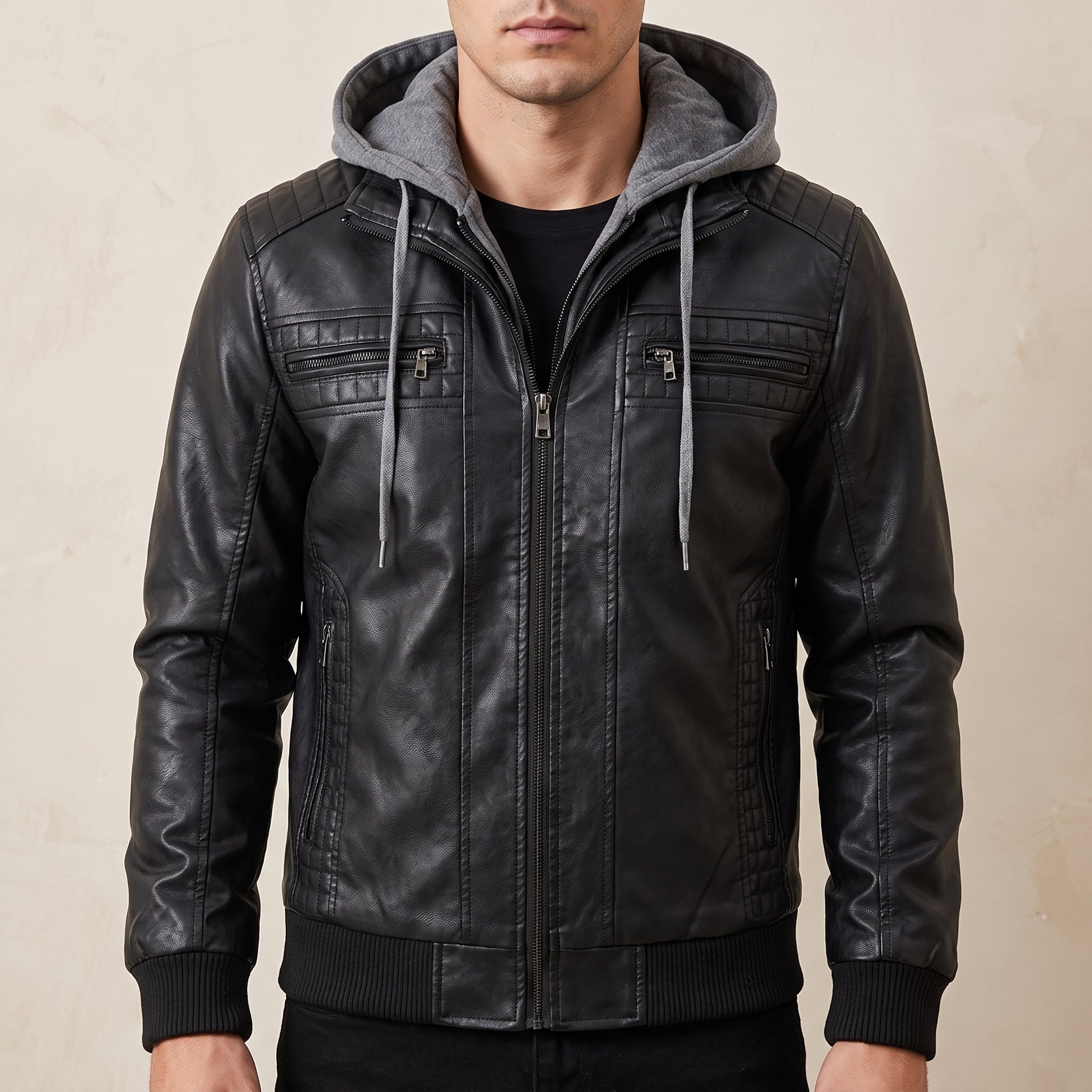 Juliet | Puffer Jacket Coat Leather Quilted