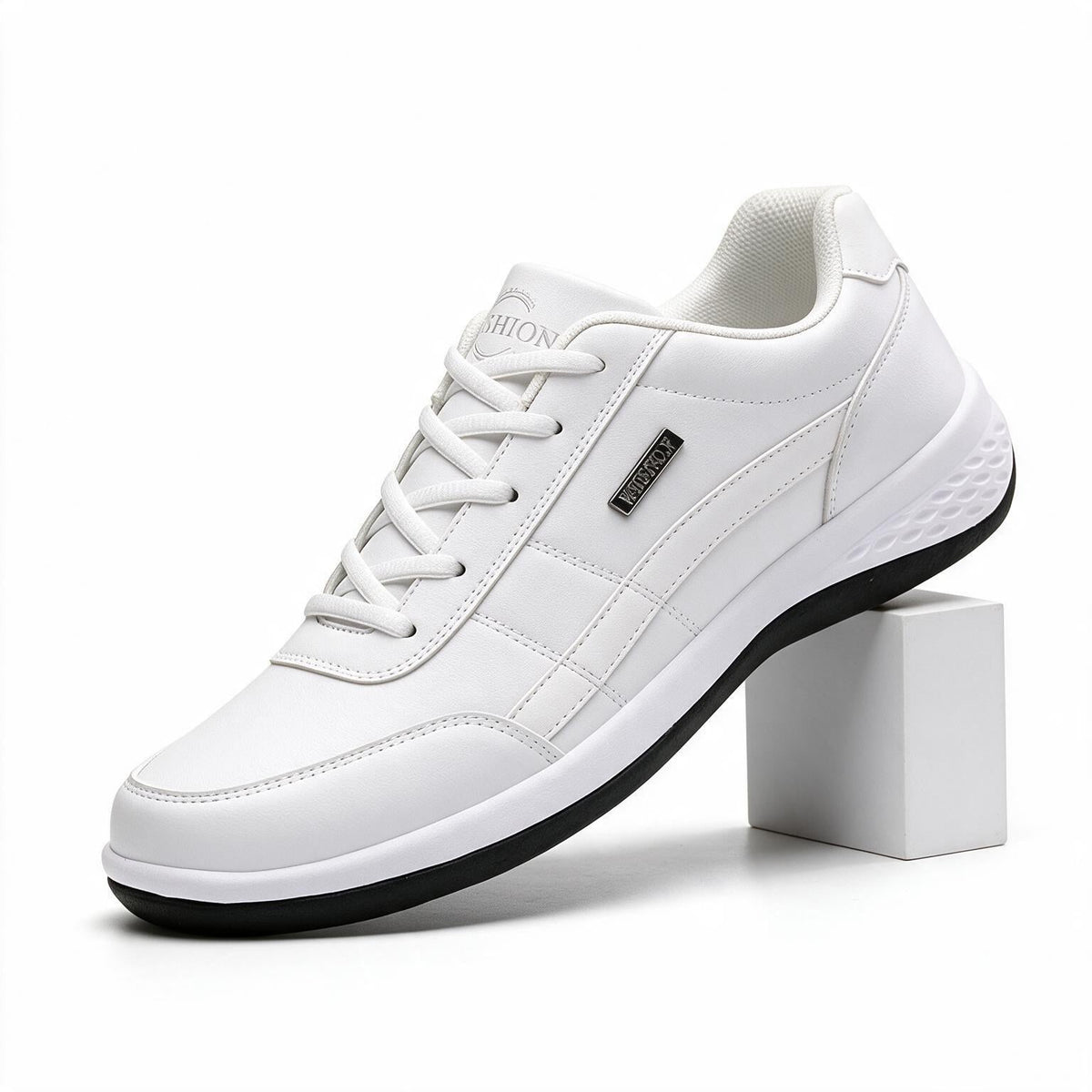 Liesl | Mens Trainers Sports Shoes Running Shoes Casual Trainers White packshot