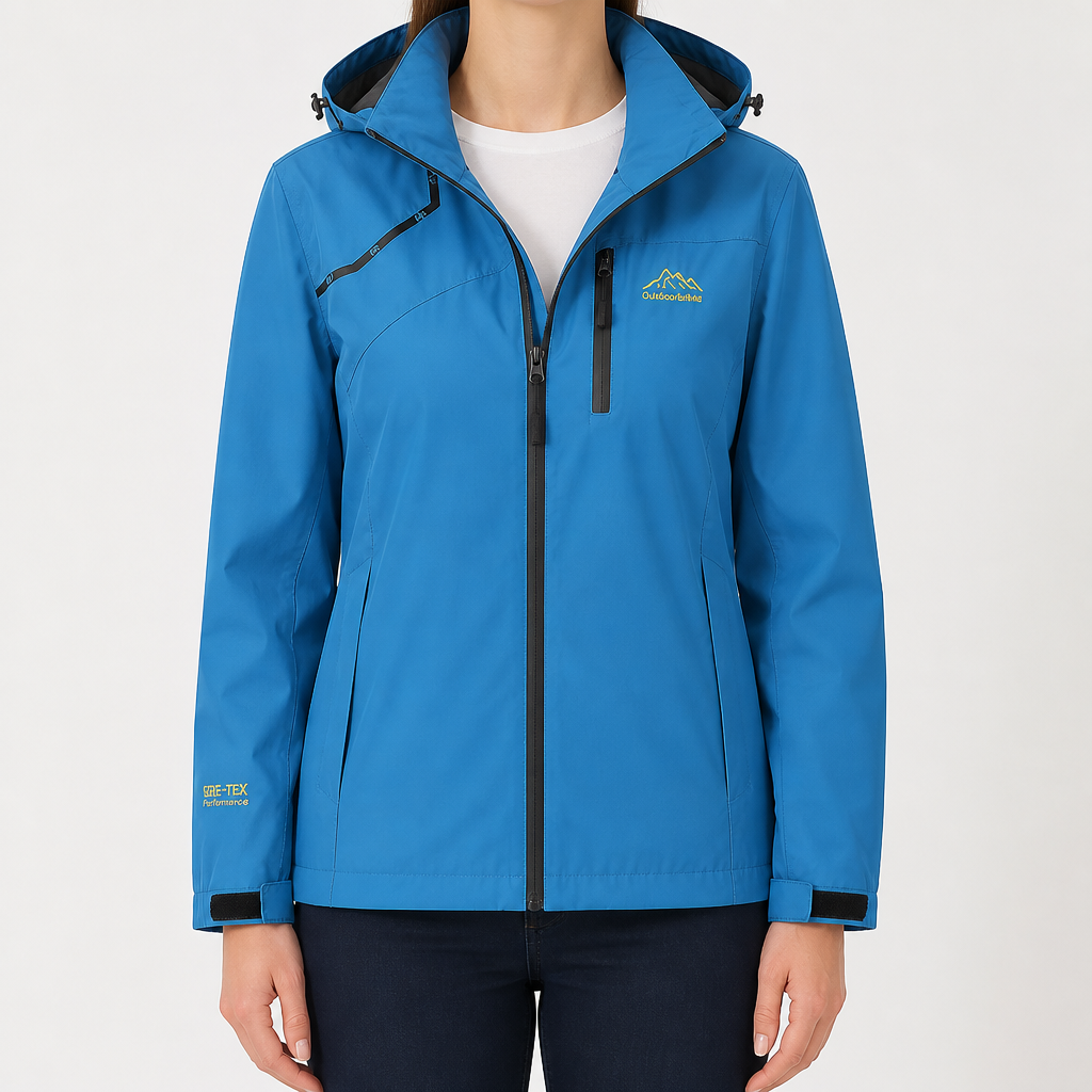 Colette | Womens Waterproof Windproof Jacket, Denim Blue