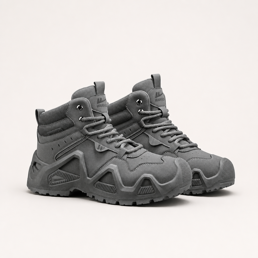 Edmund | Mens Water Resistant Hiking Walking Boots, Grey 2