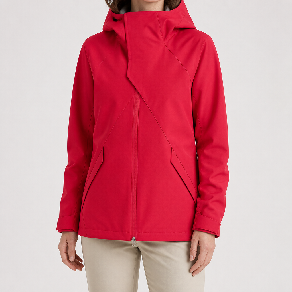 Harriet | Womens Waterproof Windproof Softshell Jacket, Wine Red 2