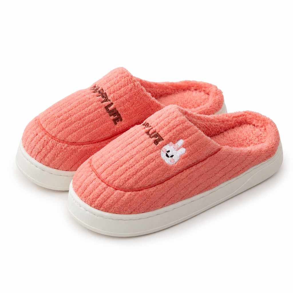 Gwen | Womens Slippers Fluffy Warm Memory Foam House Slippers Design 1 packshot