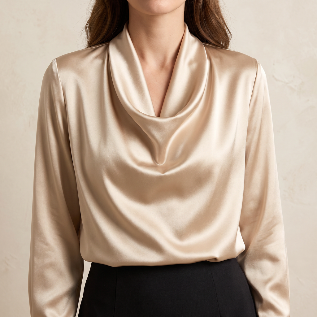 Isaac | Blouse Shirt Satin