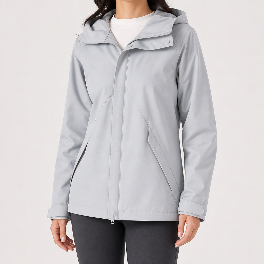 Harriet | Womens Waterproof Windproof Softshell Jacket, Grey 2