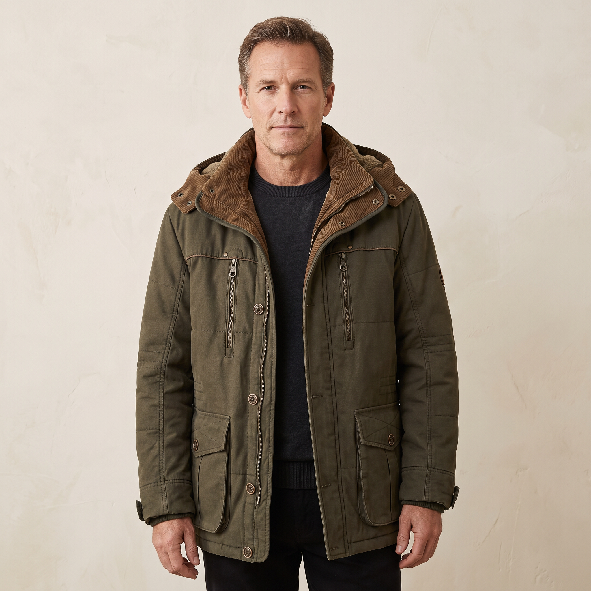 Rosalie | Parka Jacket Coat Sherpa Hooded