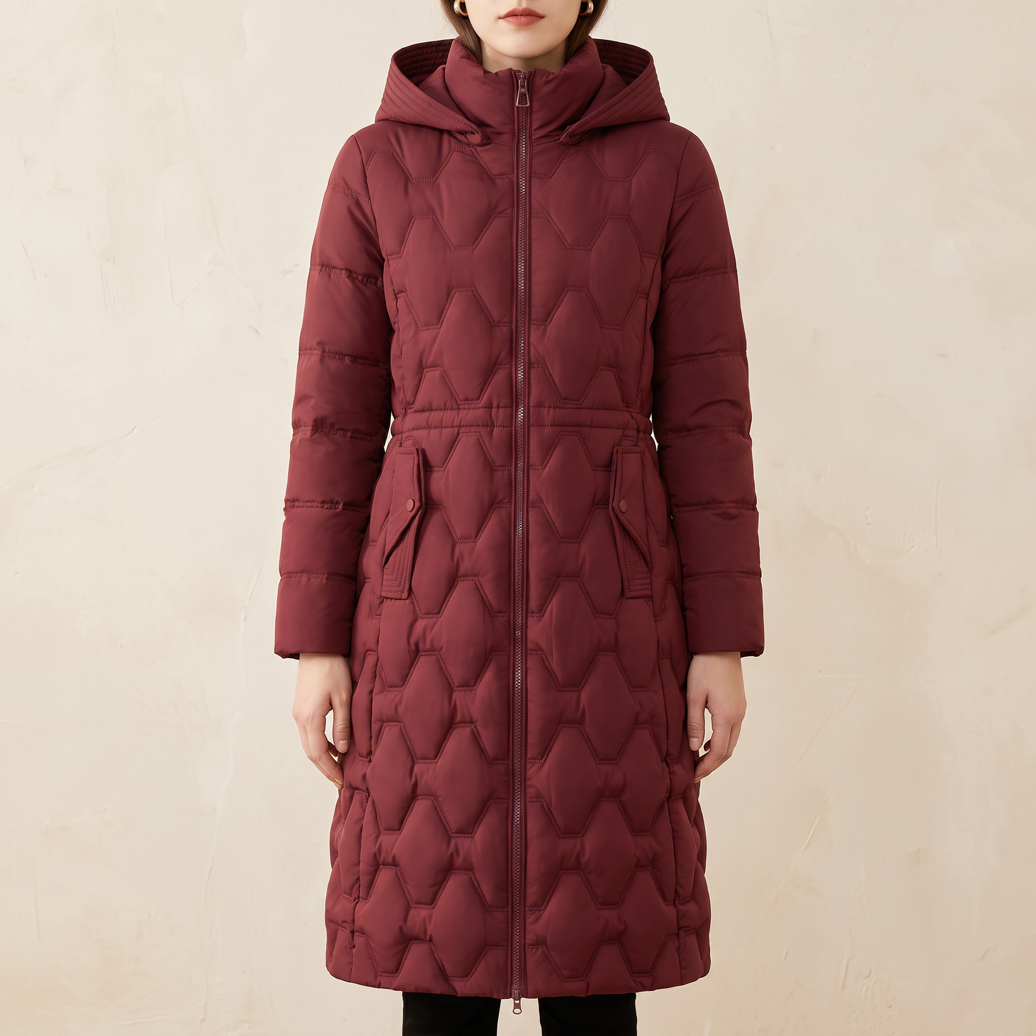 Elmwood | Long Puffer Jacket Coat Winter Full Zip