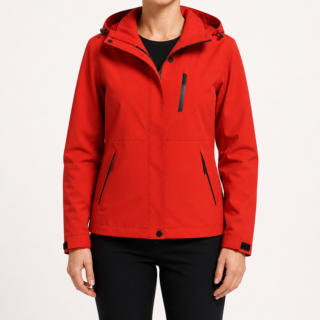 Beatrice | Womens Waterproof Fleece Lined 3 In 1 Jacket, Red