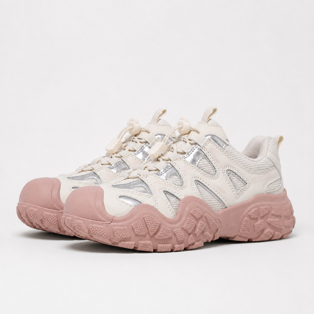 Imogen | Womens Lightweight Non Slip Trail Running Shoes, Blush