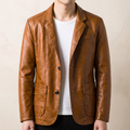 Ealing | Leather Jacket Coat