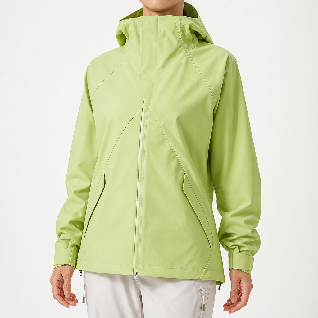 Harriet | Womens Waterproof Windproof Softshell Jacket, Lime Green 2