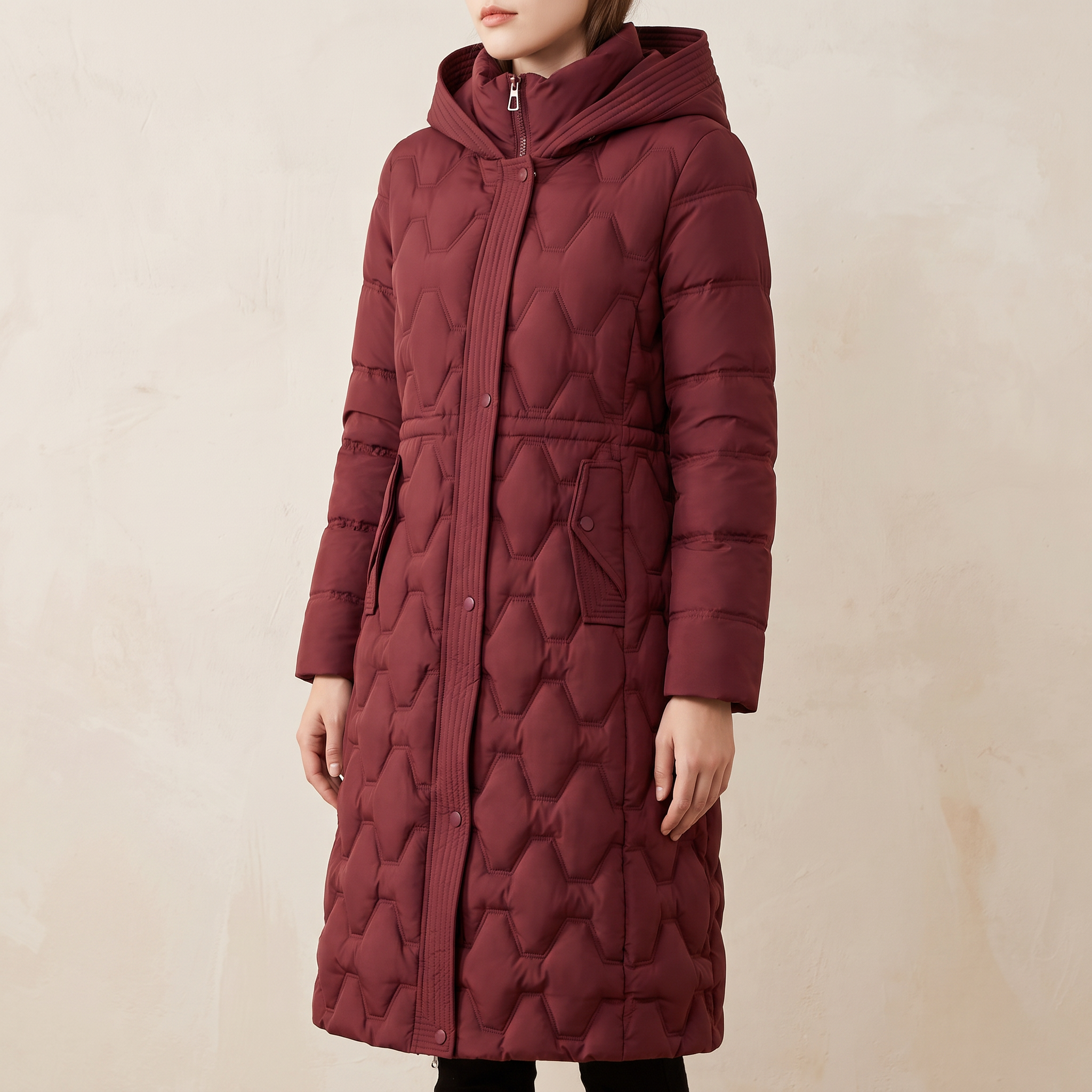 Elmwood | Long Puffer Jacket Coat Winter Full Zip
