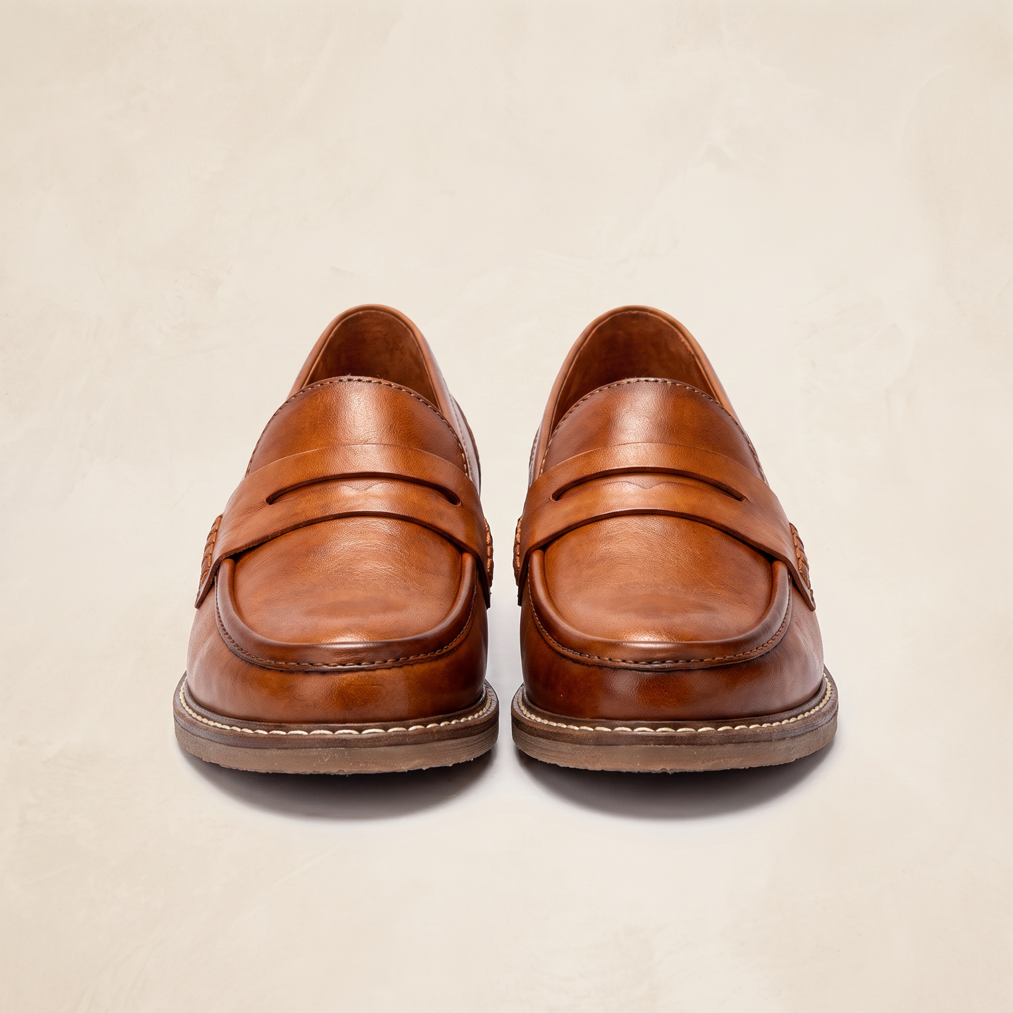 Felicity | Chunky Loafers Slip Leather Orthopedic