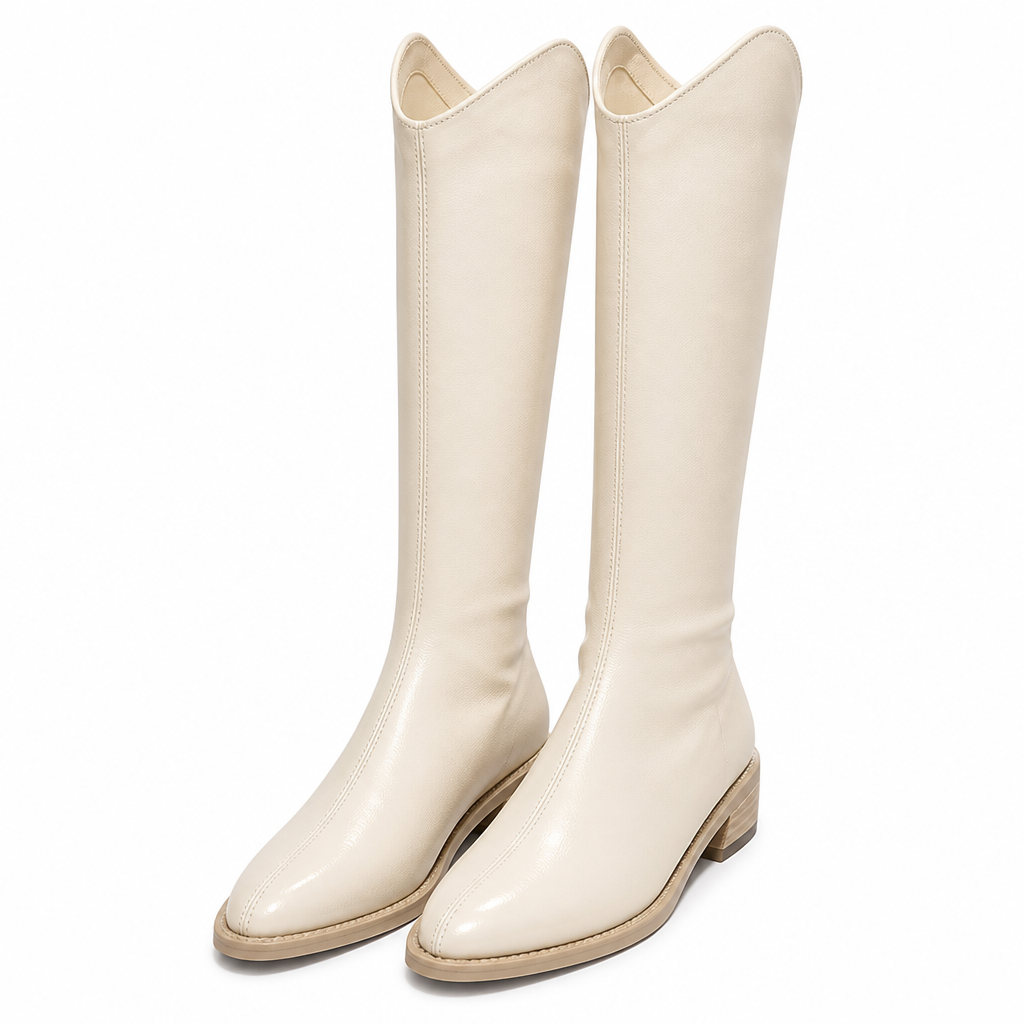 Isolde | Womens Knee High Boots Pointed Toe Winter Boots Design 1 packshot