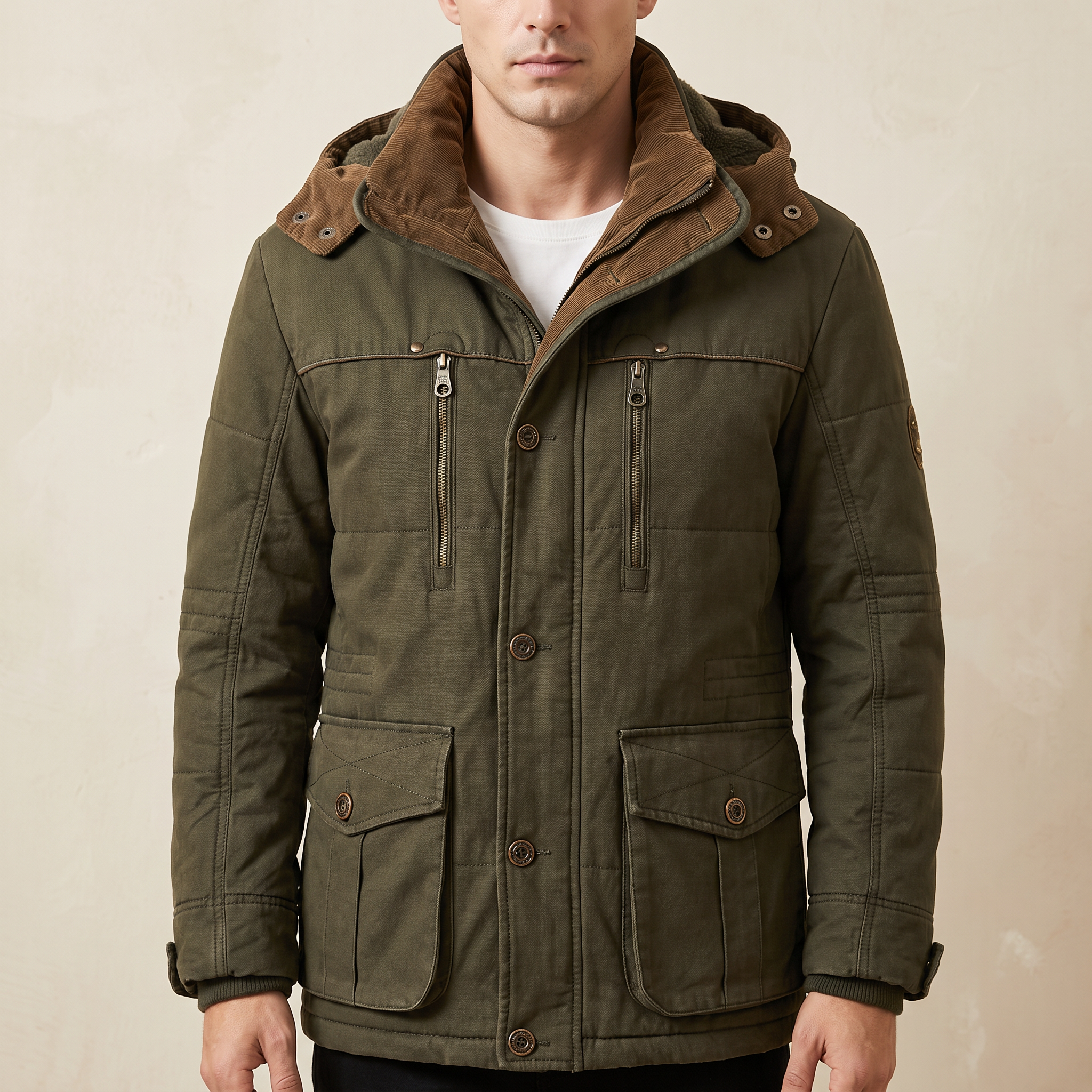 Rosalie | Parka Jacket Coat Sherpa Hooded