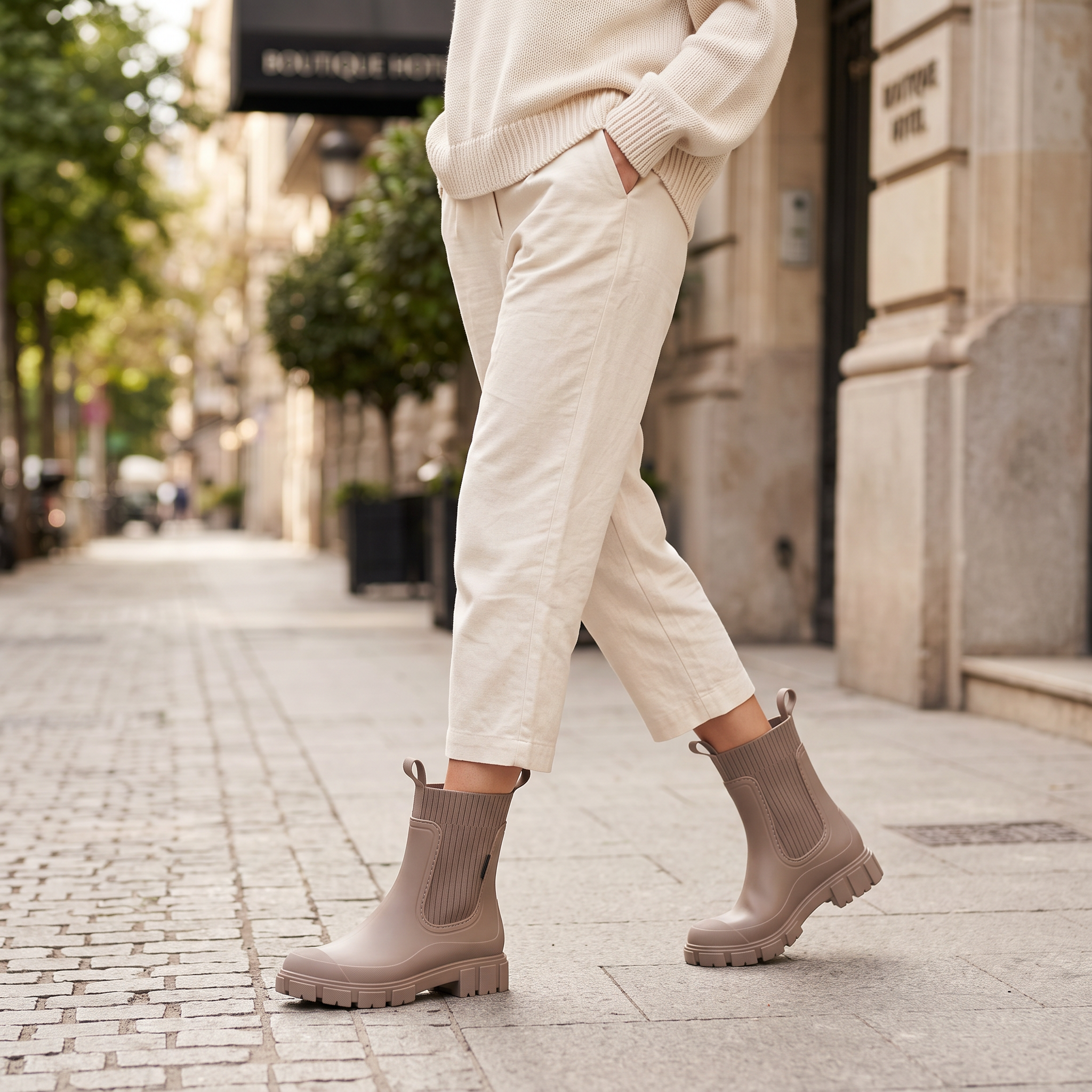 Isadora | Chunky Chelsea Boots Ankle