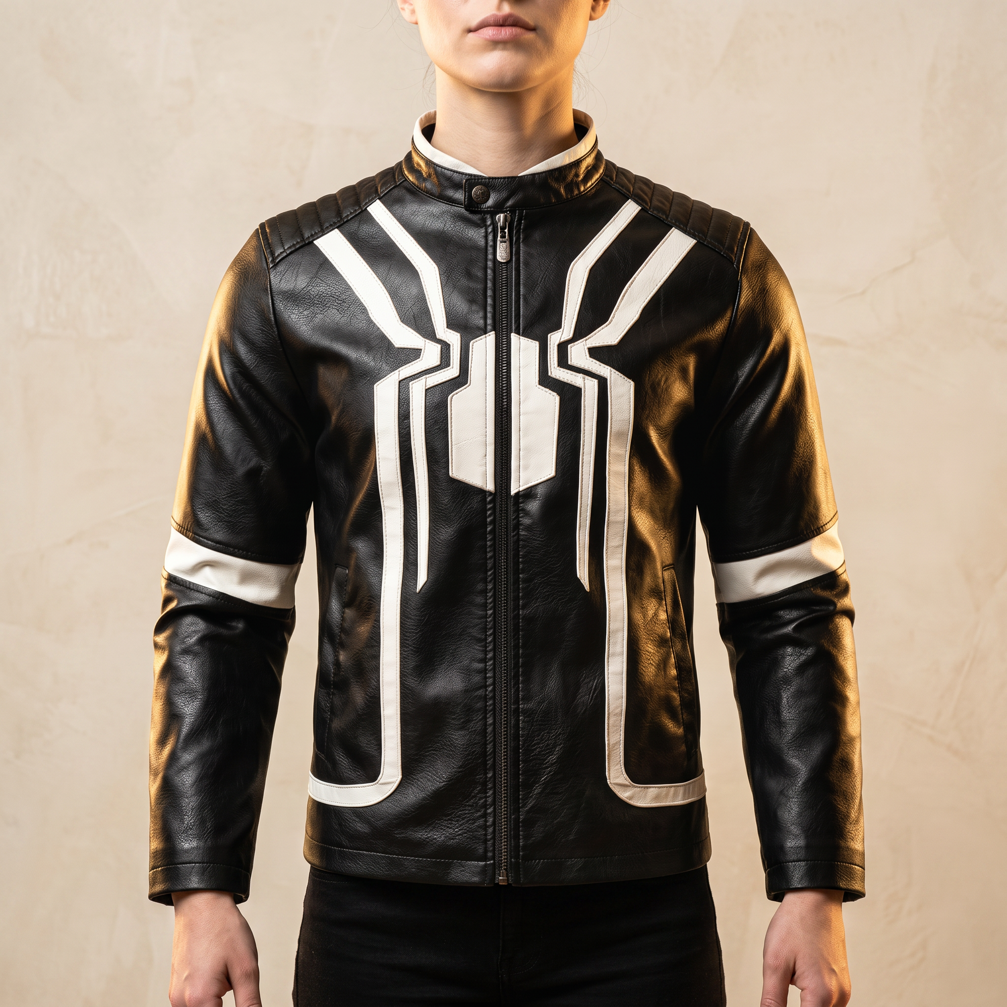 Ashby | Fitted Leather Jacket Coat