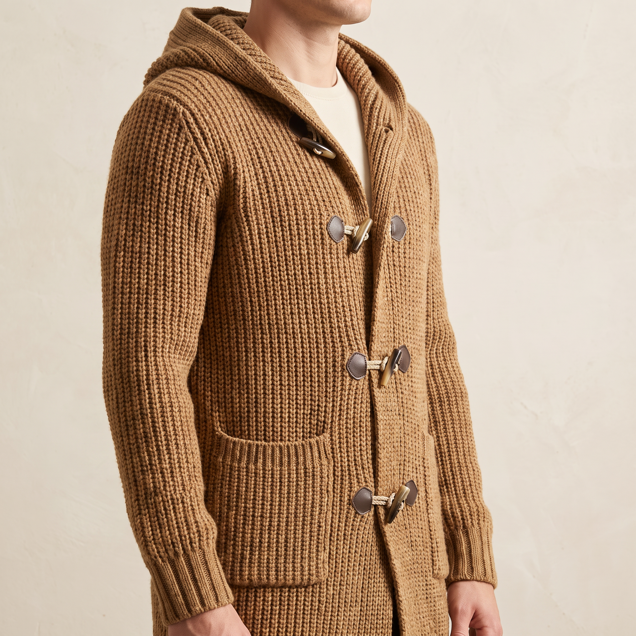 Thornbury | Longline Cardigan Knit Hooded