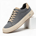 Bennett | Mens Black Trainers Sports Shoes Breathable Lightweight Casual Sneakers Grey packshot