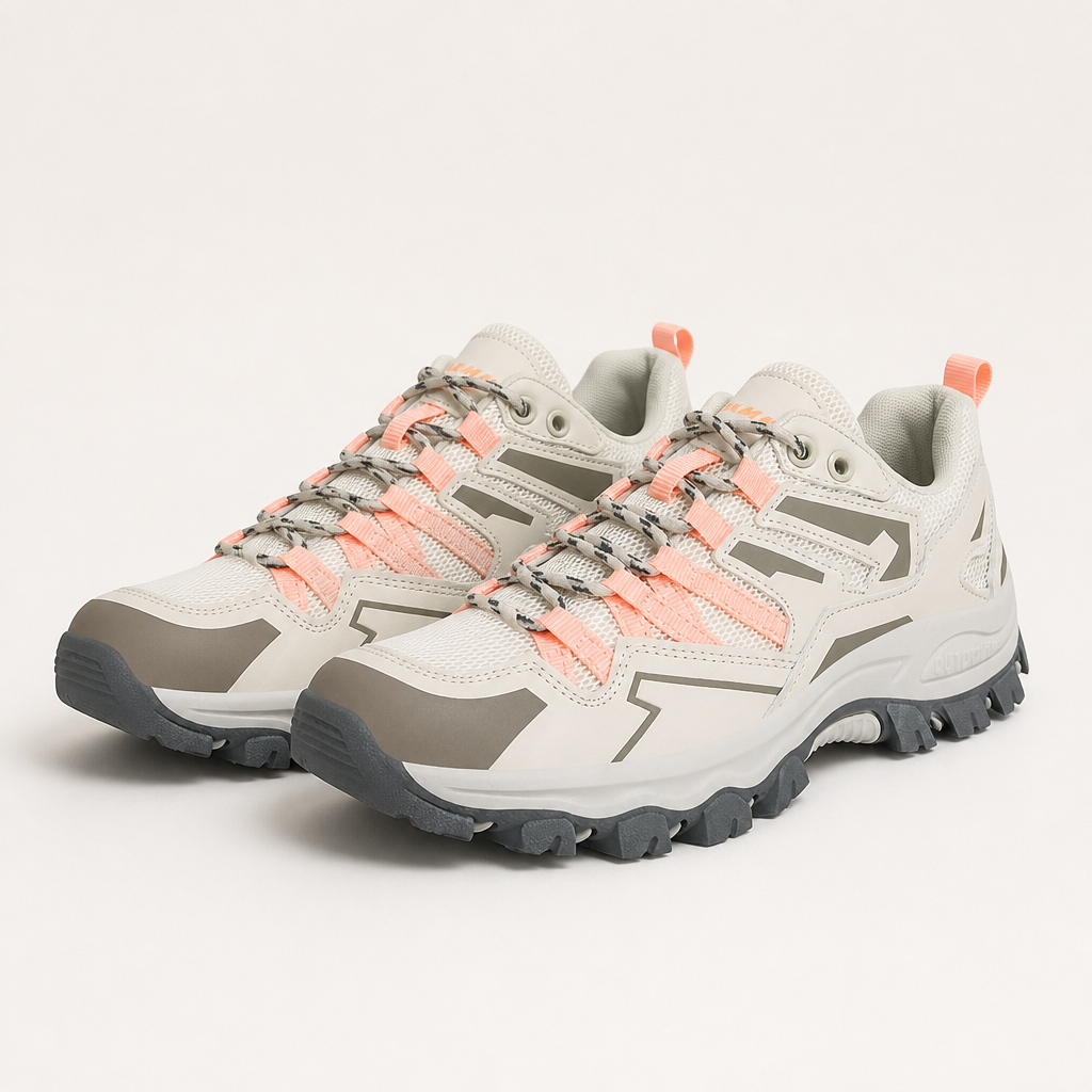 Rowan | Unisex Breathable Lightweight Hiking Walking Shoes, Pink