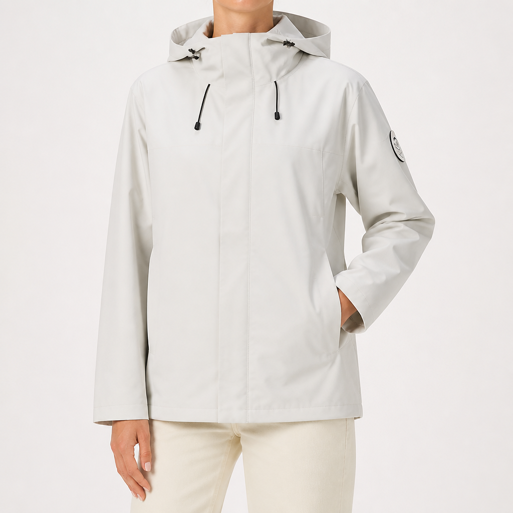 Sylvie | Womens Waterproof Windproof 3 In 1 Jacket, White
